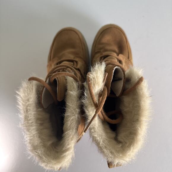 SOREL Explorer Joan Quarry Waterproof Leather/Suede Lace Up Boot Women’s 6.5 - Picture 5 of 7